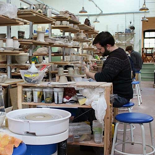 Clay College Throwing Studio