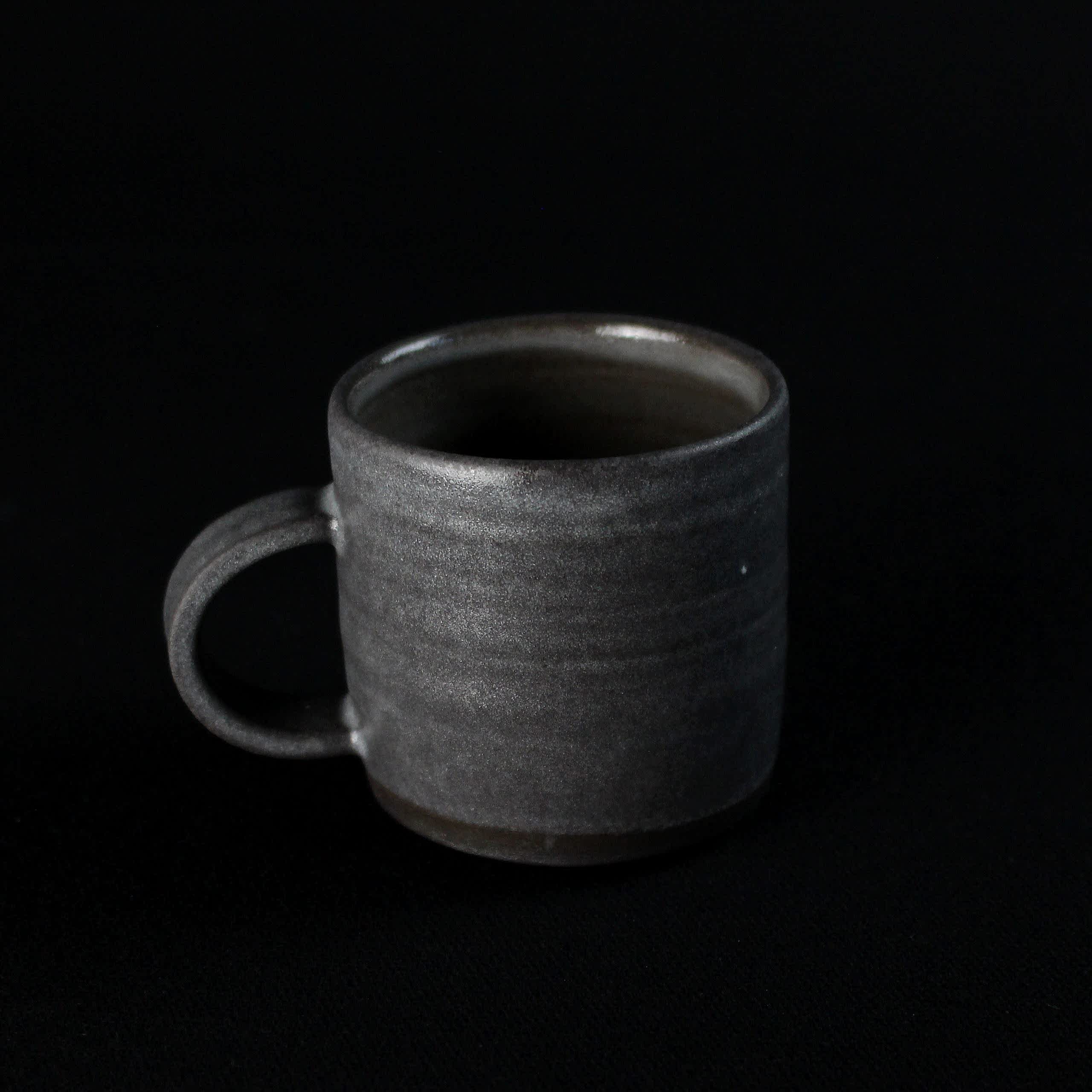 Moonlight Espresso in black porcelain by Zeita Scott