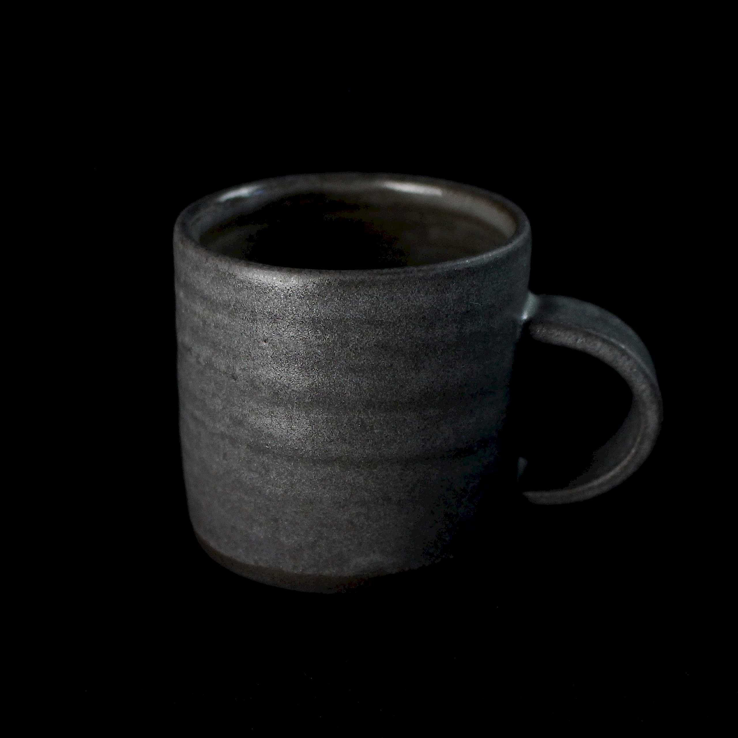 Moonlight Espresso in black porcelain by Zeita Scott
