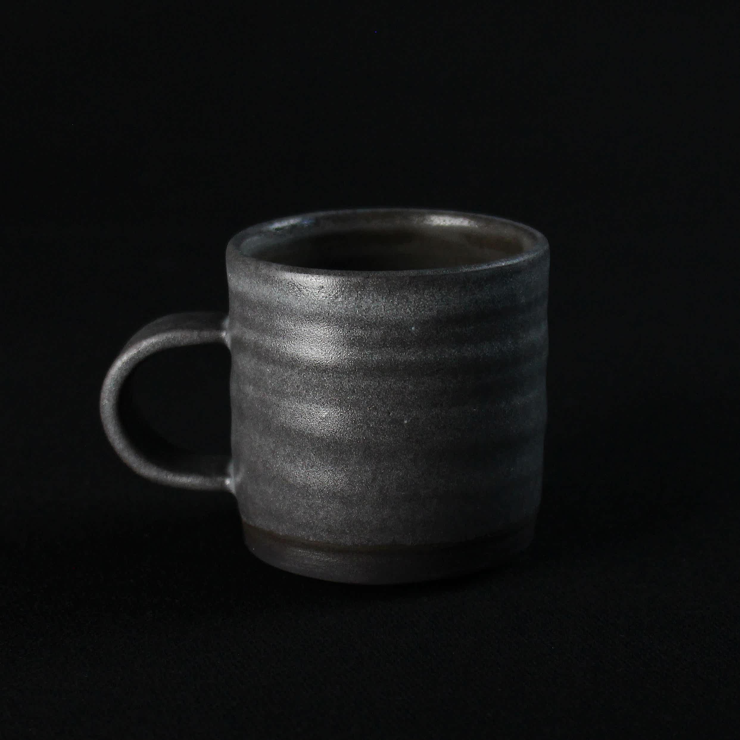 Moonlight Espresso in black porcelain by Zeita Scott