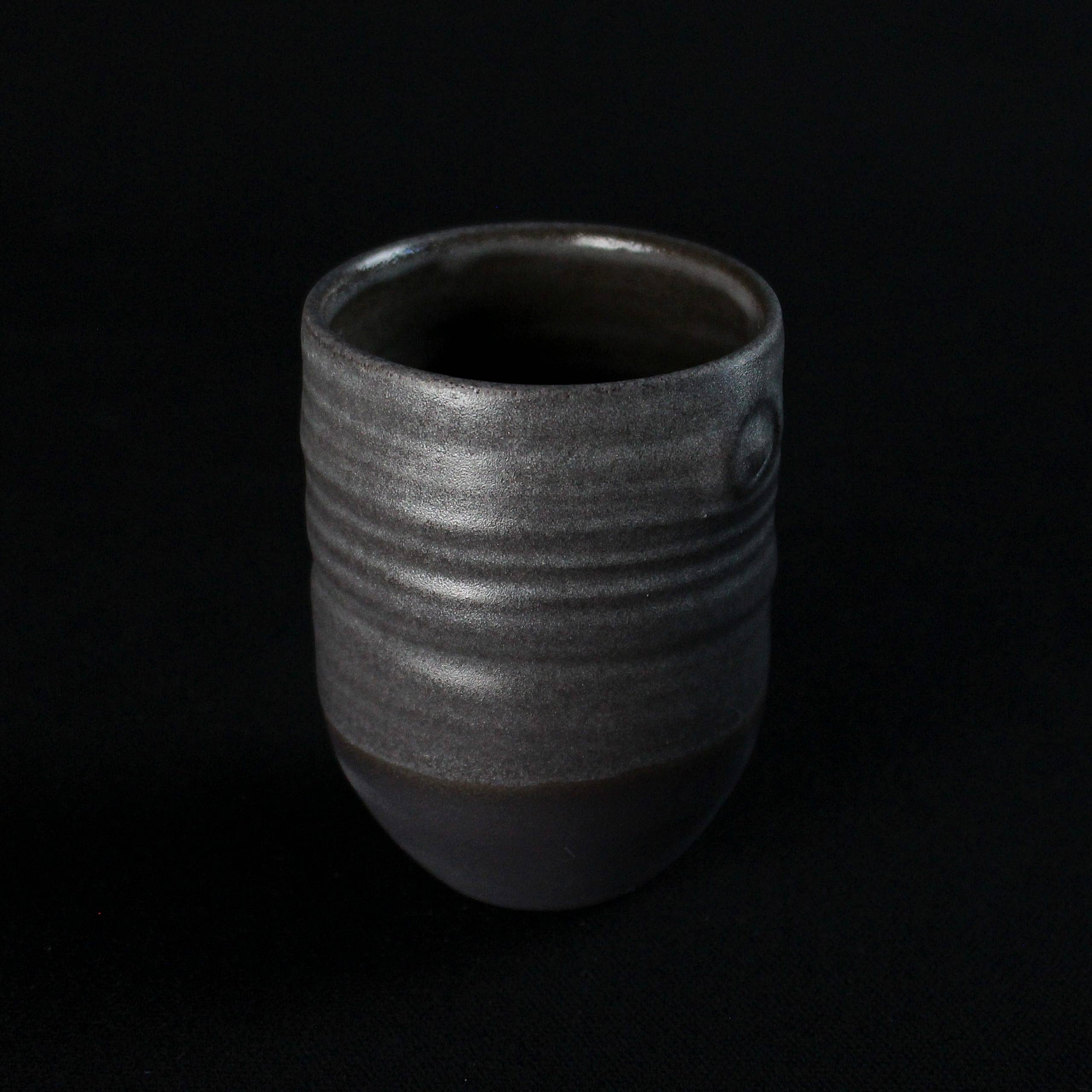 Moonlight Beaker in black porcelain by Zeita Scott
