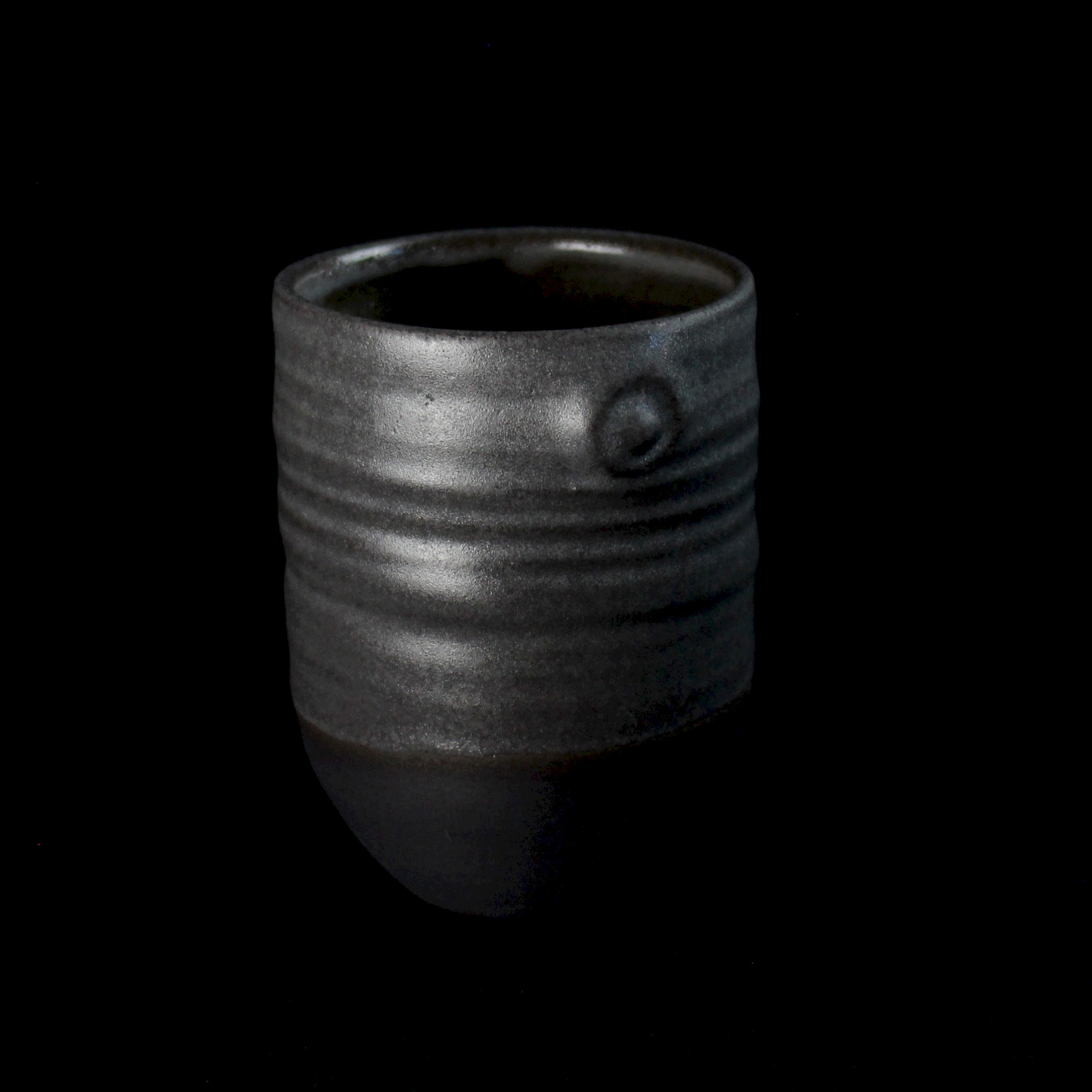 Moonlight Beaker in black porcelain by Zeita Scott