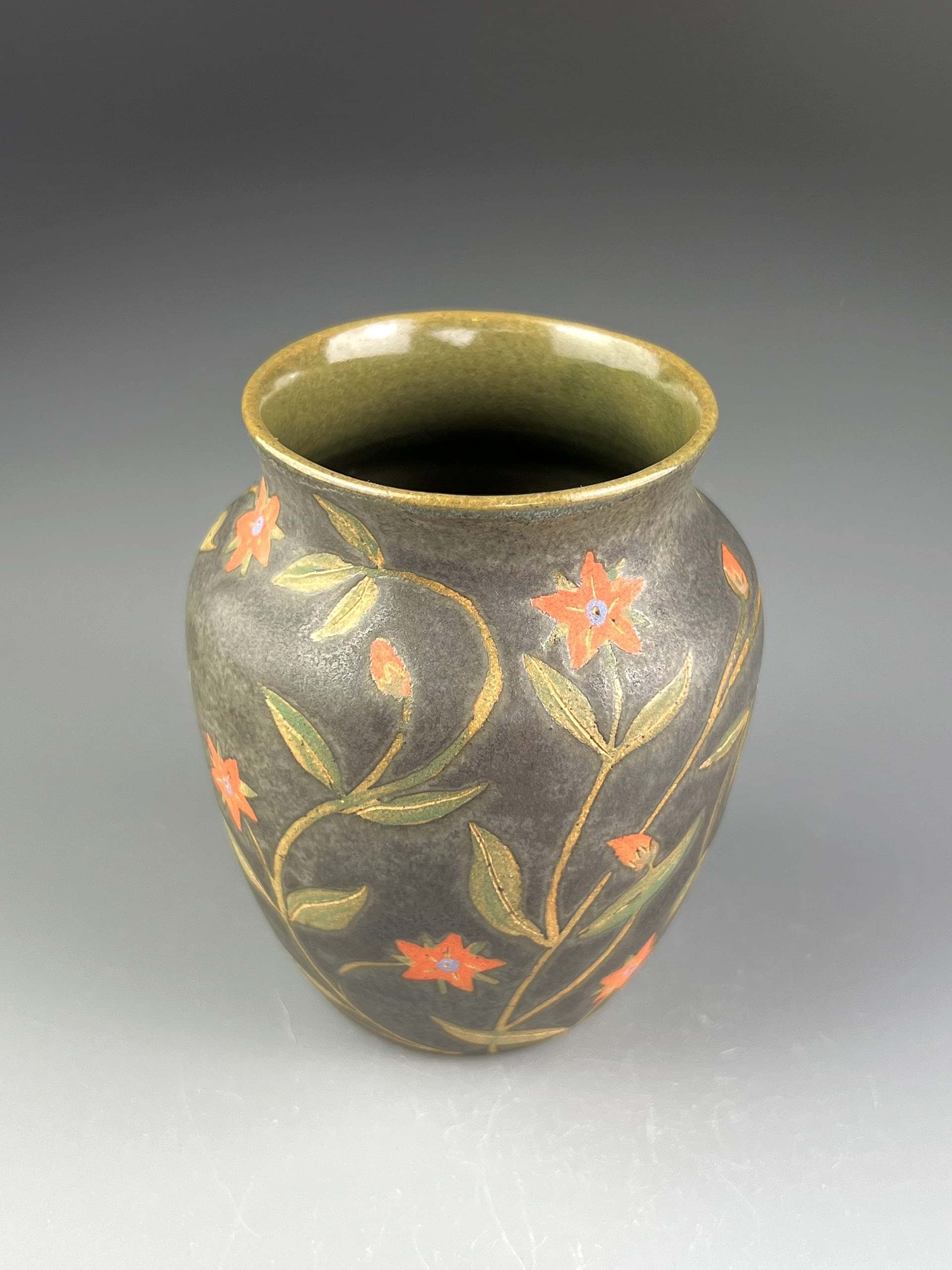 Scarlet Pimpernel Vase by Kate Sampson