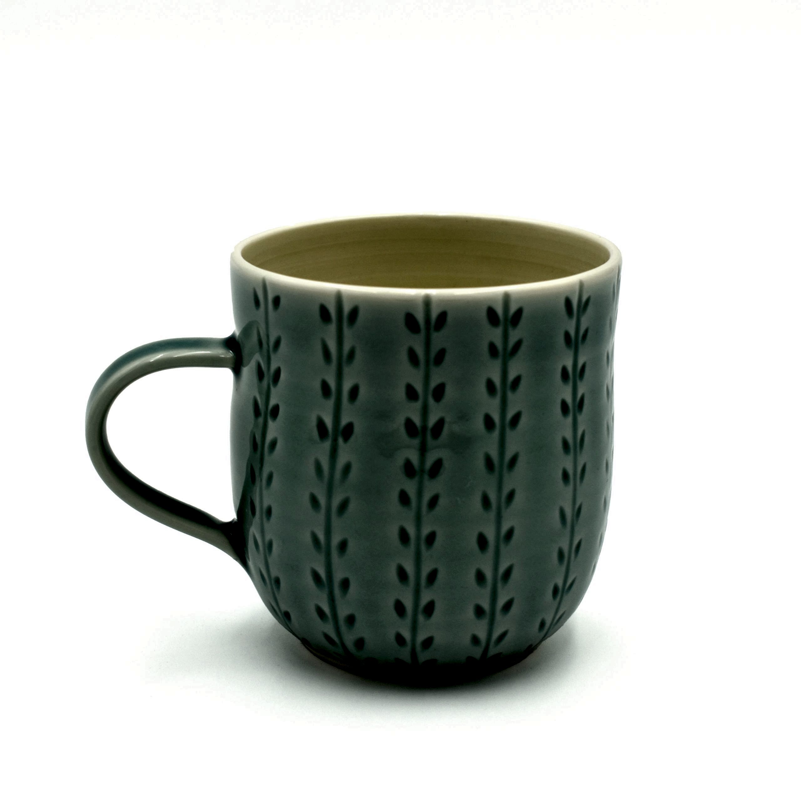 Light Blue Carved Cup by Sarah Went