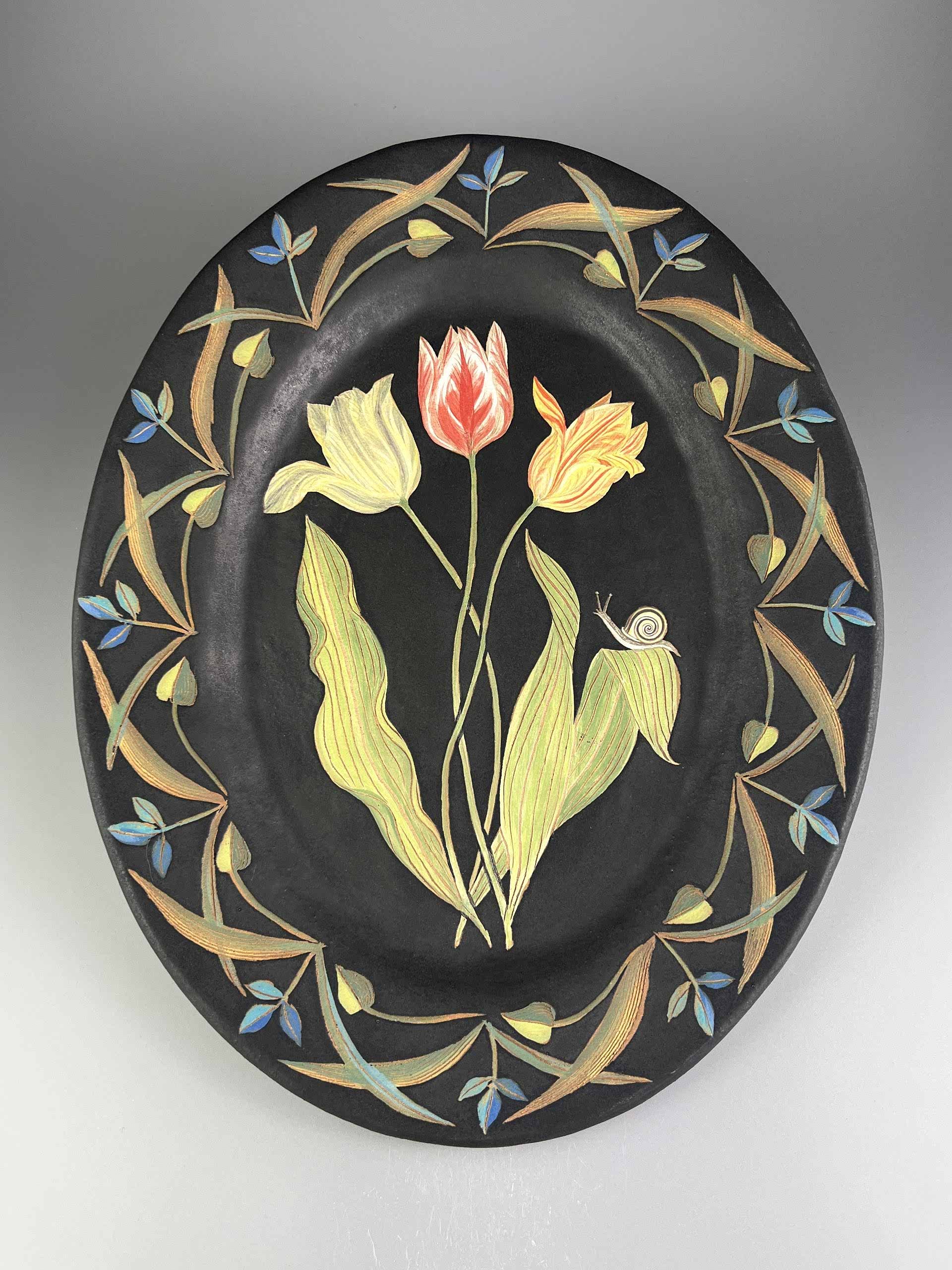Tulip Platter by Kate Sampson